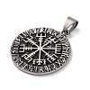 304 Stainless Steel Pendants STAS-U021-01AS-2