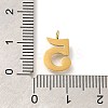 Ion Plating(IP) 304 Stainless Steel Micro Pave Cubic Zirconia Pendants STAS-H228-01G-05-3