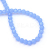 Imitation Jade Glass Bead Strands X-GLAA-R166-8mm-03D-3