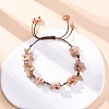 Adjustable Natural Gemstone Braided Bead Bracelets for Women BJEW-U035-02-3