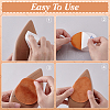 20Pcs Arch Suede Fabric Non-Slip Shoes Pads AJEW-PH0007-57A-3
