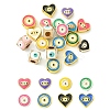 20Pcs 5 Styles Evil Eye Theme Alloy Enamel Beads FIND-YW0008-25-1