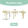24Pcs Rack Plating Alloy Rhinestone Pendants FIND-DC0007-70-2