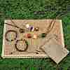 3Pcs 3 Style Natural Mixed Stone Beads Stretch Bracelets Set DIY-SZ0007-03-4