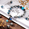 1 Strands Natural K2 Stone/Raindrop Azurite Beads Strands G-BC0001-37-5