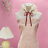 Chiffon Women's Fake Collar AJEW-WH0455-108-4