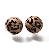 Printed Opaque Acrylic Beads OACR-S043-07D-1