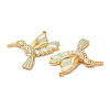 304 Stainless Steel Enamel Pendants STAS-K256-05G-04-2