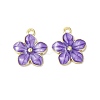 Alloy Enamel Pendants ENAM-F144-15D-2