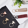 WADORN 5 Sets 5 Colors Alloy Keychain Clasps DIY-WR0001-93-5