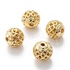 Alloy Hollow Beads PALLOY-P238-07G-RS-1