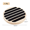 6-Slot Wood Finger Ring Display Plate RDIS-WH0009-017B-2