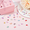100Pcs Butterfly Resin Cabochon DIY-GF0010-06A-4