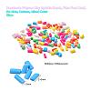 8000Pcs 8 Colors Handmade Polymer Clay Sprinkle Beads CLAY-YW0001-13A-3