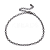 Rack Plating Brass Curb Chain Bracelets for Women BJEW-G735-16B-4