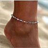 Christmas Brass Evil Eye Enamel Link Chain Anklets for Women WGC2D50-03-1