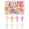 100Pcs Acrylic Pendant PALLOY-FS00039-03-1