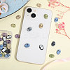 60Pcs 6 Colors Rertro Lady Cameo Resin Cabochons RESI-CA0001-73-4