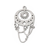 Non-Tarnish 201 Stainless Steel Pendants LS-STAS-K250-09P-1