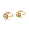 Rack Plating Brass Micro Pave Cubic Zirconia Cuff Earrings EJEW-P226-09G-1