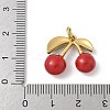 304 Stainless Steel Enamel Pendants Ion Plating(IP) STAS-I349-01G-02-3