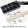 100G 10 Styles Frosted Opaque Glass Seed Beads Set SEED-GO0001-11D-2