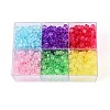 650-700G 6 Colors Transparent Acrylic Beads OACR-T029-85M-2