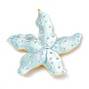 304 Stainless Steel Enamel Big Pendants STAS-S163-04A-G-1