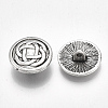 Tibetan Style Alloy Shank Buttons LS-X-TIBE-31215-060AS-RS-1