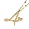 304 Stainless Steel Pendant Necklaces LS-NJEW-H029-02G-A-1