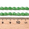 Opaque Solid Color Beads Strands EGLA-N013-P4mm-D04-4