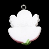 Cute Opaque Resin Pendants LS-RESI-L038-07P-05-3
