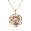 (Jewelry Parties Factory Sale)Fashion Brass Pendant Necklaces NJEW-BB23095-1