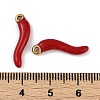 Ion Plating(IP) 304 Stainless Steel Enamel Pendants STAS-Z094-01C-3