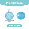 Natural Akoya Shell Dyed Disc Charms SHEL-WH0005-05B-3