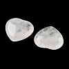 Heart Natural Quartz Crystal Palm Stones G-C134-06A-16-2