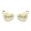 Tibetan Style Alloy Family Charms TIBEP-5414-AS-FF-1