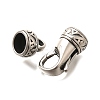 304 Stainless Steel Fold Over Clasps STAS-R140-09AS-2