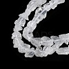 Raw Rough Natural Crystal Quartz Beads Strands G-B065-C12-4