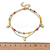 304 Stainless Steel Cable Chain Multi-strand Bracelets BJEW-Z088-02G-5