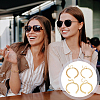 4Pcs 4 Styles Rack Plating Brass Twisted Chain Bracelet Making KK-PH0010-82-6