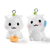 Opaque Resin Cartoon Pendants CRES-Z004-04-2