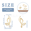 12Pcs 6 Style Alloy Pendants FIND-CW0001-15-3