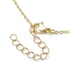 Cherry Lampwork Pendant Necklaces & Heart Link Bracelets Sets SJEW-JS01299-7