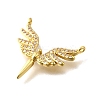Brass Micro Pave Cubic Zirconia Pendants KK-Z102-14G-2