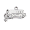 304 Stainless Steel Pendants SA-CBAE30B-03H-P-1