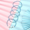 5Pcs 5 Style Natural Dyed White Jade & Pearl & Shell Star Beaded Stretch Bracelets Set BJEW-JB09495-05-2