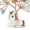 Natural Amazonite Chips Tree of Life Decorations DJEW-A017-01O-3