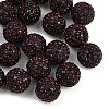 Grade A Rhinestone Pave Disco Ball Beads RB-Q104-1-1