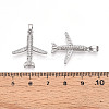 Brass Micro Pave Cubic Zirconia Pendants KK-T070-83P-3